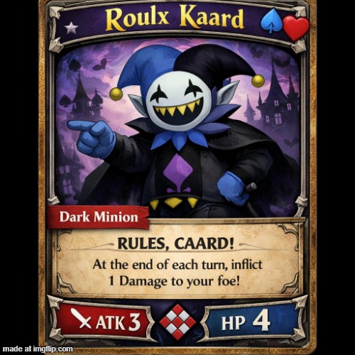 i asked the imgflip ai temp generator to generate an image of roulx kaard this is what it thinks he looks like | made w/ Imgflip meme maker