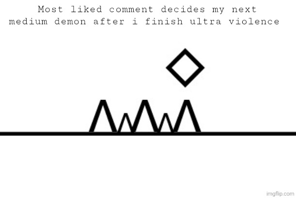 360+ FPS ahh jump | Most liked comment decides my next medium demon after i finish ultra violence | image tagged in 360 fps ahh jump | made w/ Imgflip meme maker