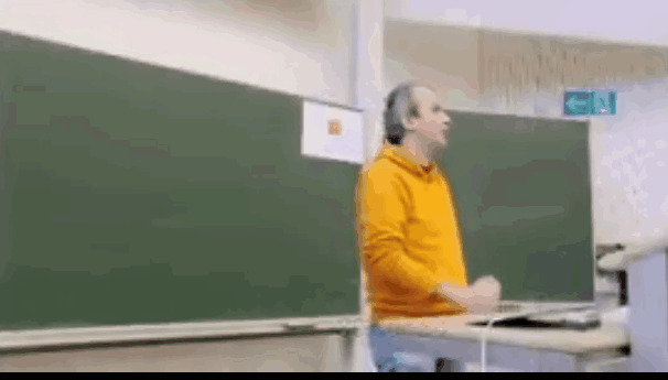 Professeur explains Blank Meme Template