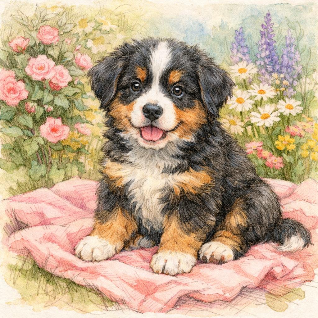 Bernice puppy Blank Meme Template