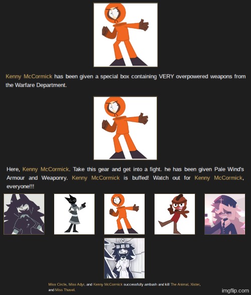 Let's be real here. Kenny CARRIED this team. | made w/ Imgflip meme maker