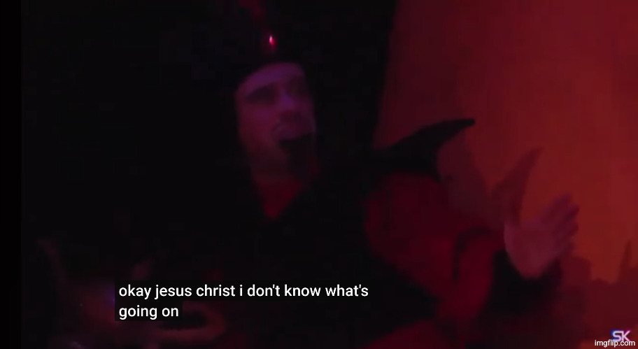 Twisted starkid Jesus christ I don't know what's going on here | image tagged in twisted starkid jesus christ i don't know what's going on here | made w/ Imgflip meme maker