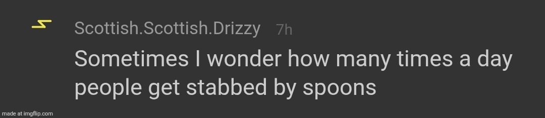 uhhhhhh | image tagged in stabbed by spoons | made w/ Imgflip meme maker