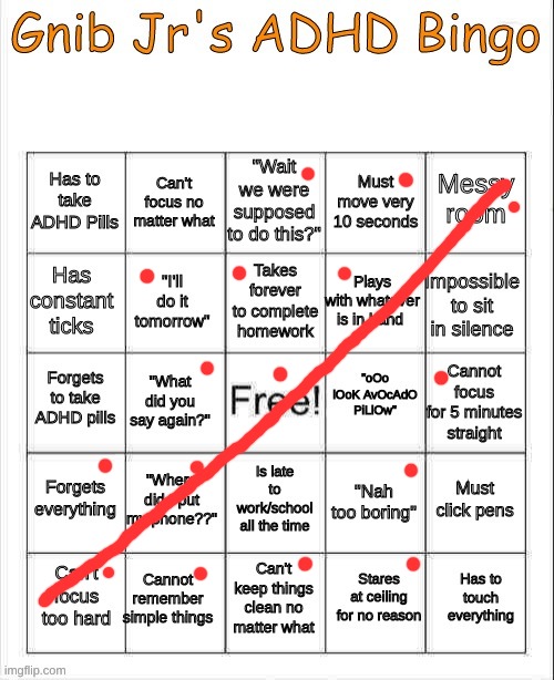 Gnib Jrs ADHD Bing | image tagged in gnib jrs adhd bing | made w/ Imgflip meme maker