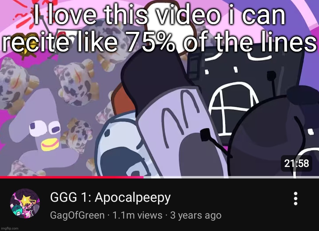 probably the only object show i would recommend to EVERYONE | I love this video i can recite like 75% of the lines | made w/ Imgflip meme maker