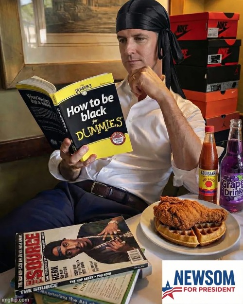 i have an Iq of three gavin newsom, because i'm black | image tagged in democrats,california,communist,black,funny | made w/ Imgflip meme maker