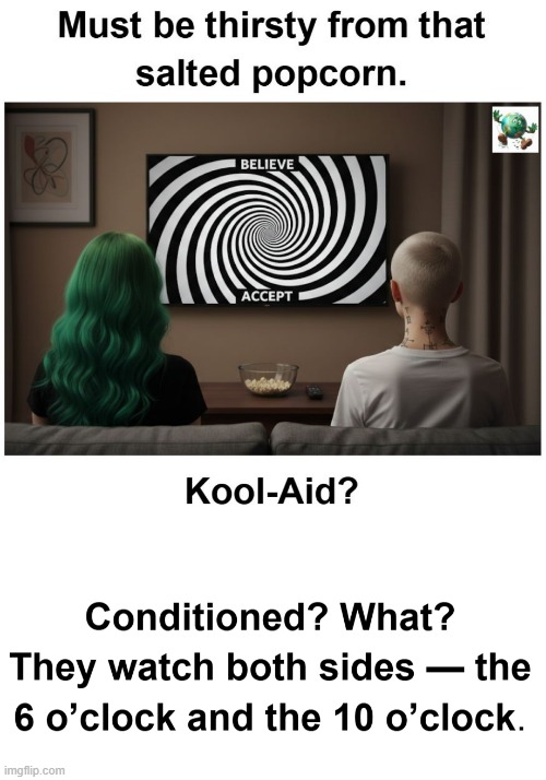 At what point does following mainstream media become conditioning rather than staying informed? | image tagged in maga,conservative,mainstream media | made w/ Imgflip meme maker