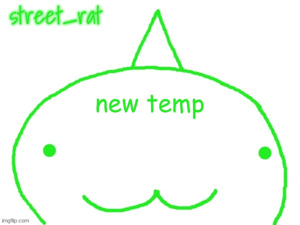 suspiciously announcement temp shaped forehead | new temp | image tagged in suspiciously announcement temp shaped forehead | made w/ Imgflip meme maker