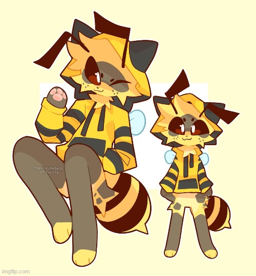 beecat :P | image tagged in artist is zestylemonss | made w/ Imgflip meme maker