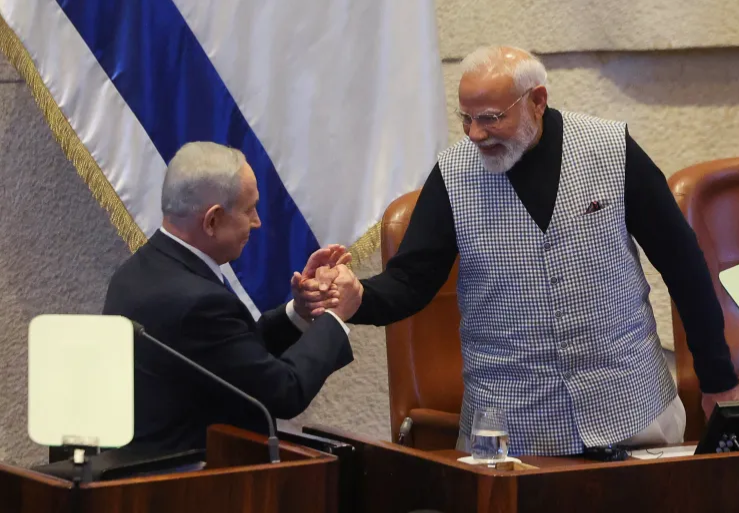 India-Israel axis Blank Meme Template