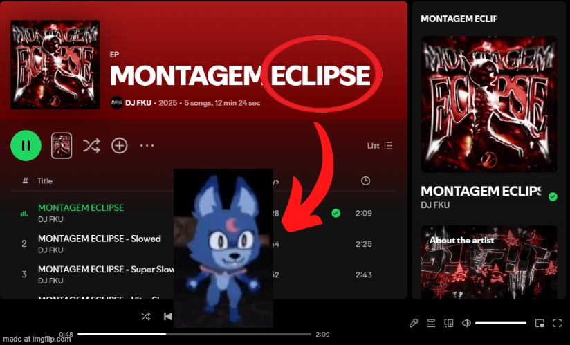 btw im working on a "montagem novalite" | made w/ Imgflip meme maker