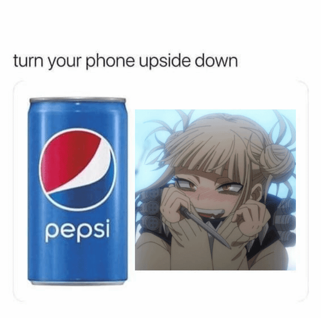 Pepsi x Toga Blank Meme Template