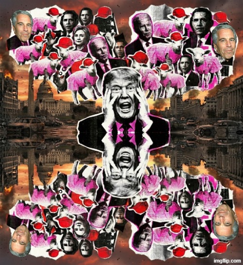 MANIC MAGA | image tagged in trump,hillary clinton,obama,biden,jeffrey epstein,epstein | made w/ Imgflip meme maker