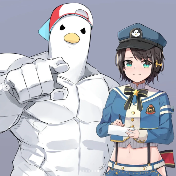 oozora subaru Blank Meme Template