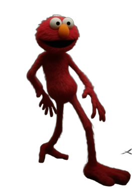 Creepy Elmo Blank Meme Template