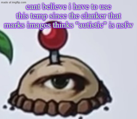 the potato | cant believe i have to use this temp since the clanker that marks images thinks "autistic" is nsfw | image tagged in the potato | made w/ Imgflip meme maker