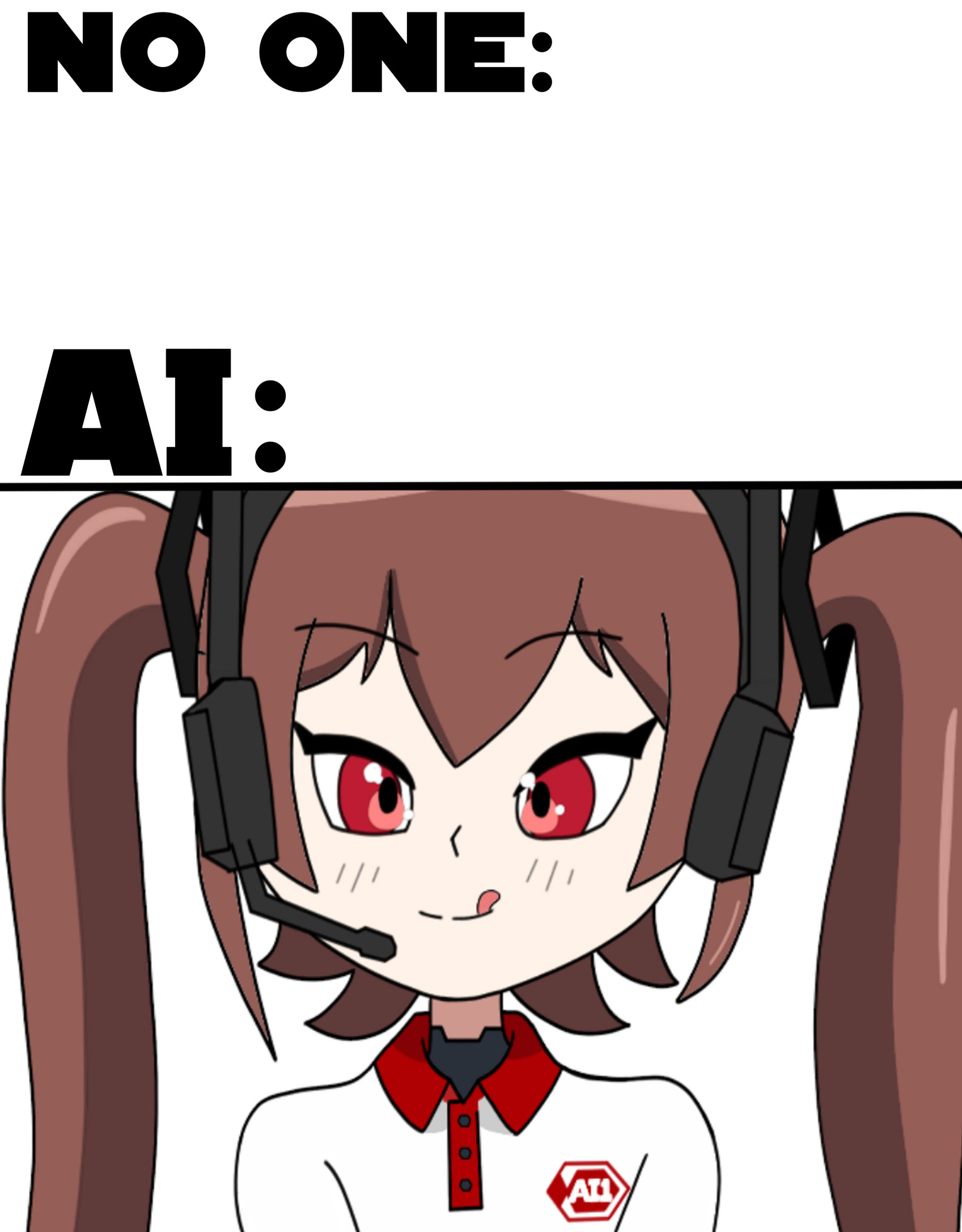No One - AI Blank Meme Template