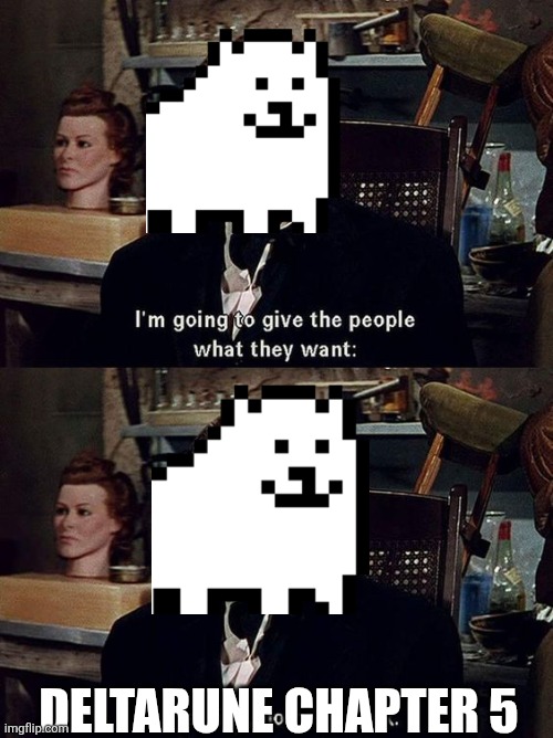 VINCENT PRICE SENSATION, HORROR, SHHOCK | DELTARUNE CHAPTER 5 | image tagged in vincent price sensation horror shhock | made w/ Imgflip meme maker