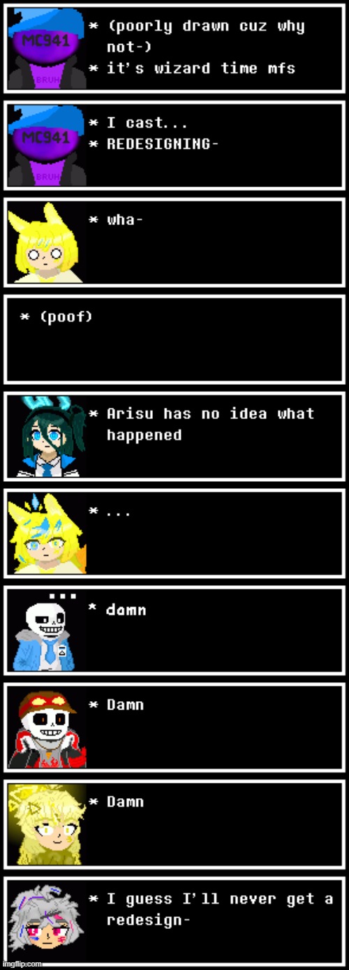 added some stuffs to Honoka's design :P | image tagged in ultimateverse,don't worry nova,i'll make you one later | made w/ Imgflip meme maker