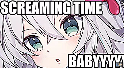 Eleanor Forte SREAMING TIME BABYYYYY Blank Meme Template