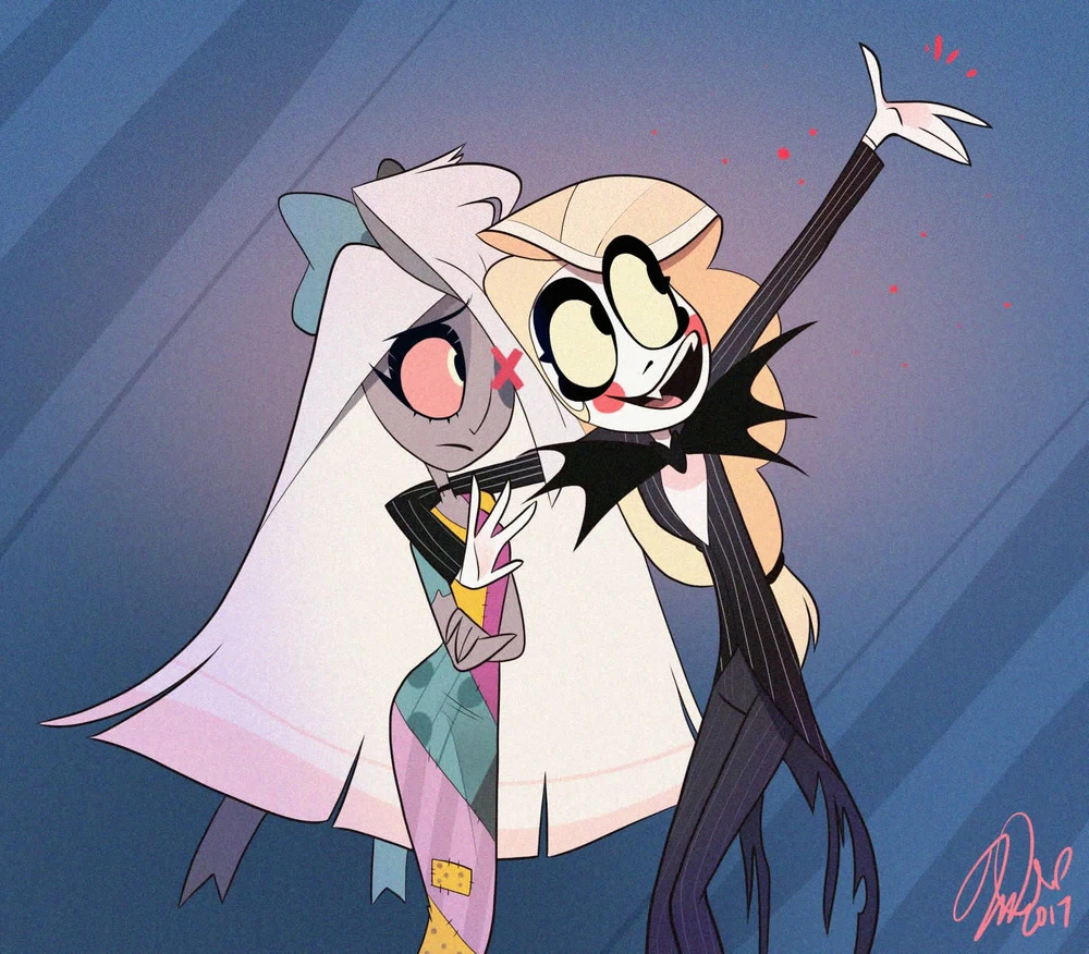 X, X Evereywhere (Hazbin Hotel) Blank Meme Template