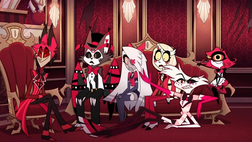 Hazbin Hotel Shocked Blank Meme Template