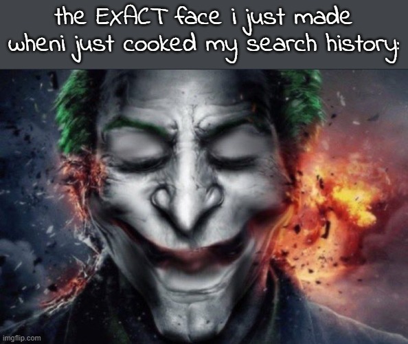 Jonkler satisfied | the EXACT face i just made wheni just cooked my search history: | image tagged in jonkler satisfied | made w/ Imgflip meme maker