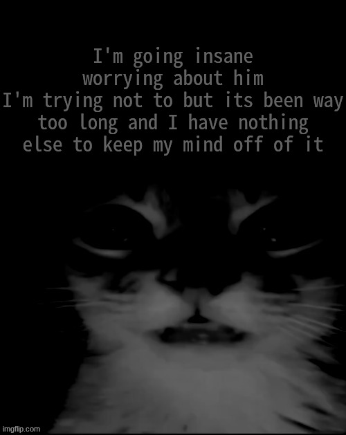 help | I'm going insane worrying about him
I'm trying not to but its been way too long and I have nothing else to keep my mind off of it | image tagged in orange cat uncanny stare | made w/ Imgflip meme maker