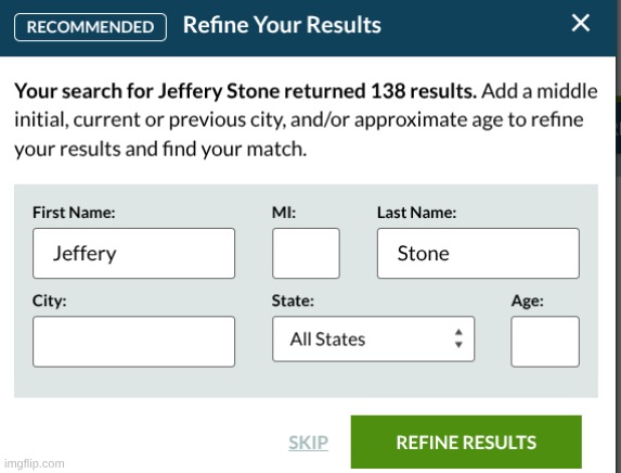 there is an 0.72% chance that the jeffery from imgflip is actually in the epstein files | made w/ Imgflip meme maker