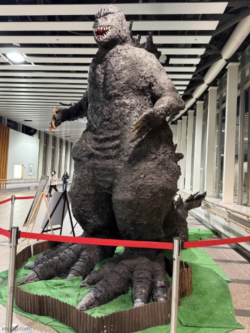 Godzilla Minus One Chromosome | image tagged in dawg why he look like that | made w/ Imgflip meme maker