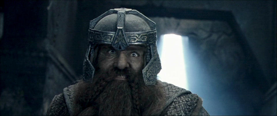 LOTR Gimli Let Them Come Blank Meme Template