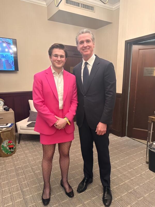 Dirty Harry Sisson and Greasy Gavin Newsom Blank Meme Template