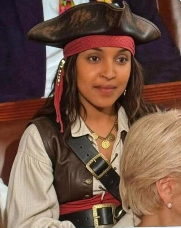 Ilhan Omar Somali Pirate Blank Meme Template