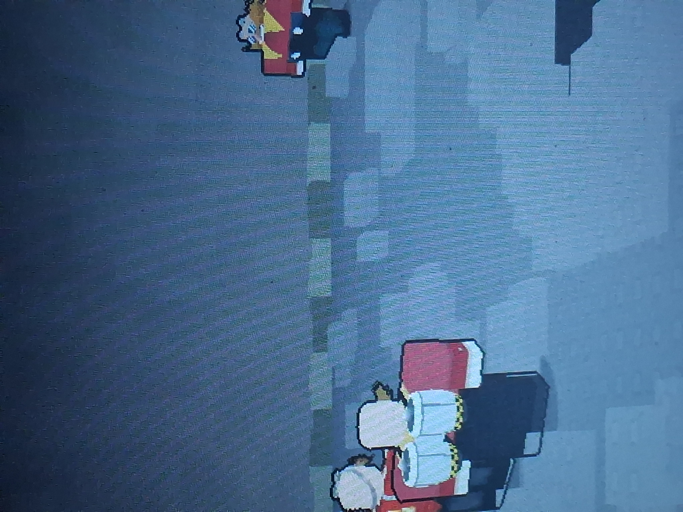 Eggman in a pit Blank Meme Template