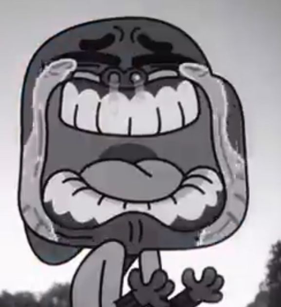 High Quality Gumball Crying Blank Meme Template