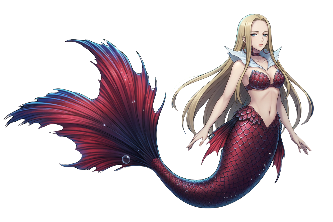 Mermaid oleana Blank Meme Template