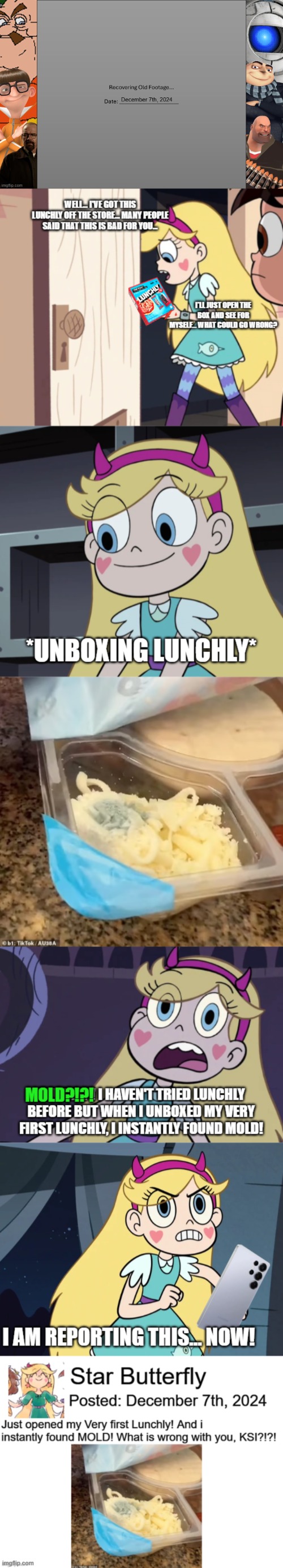 Lunchly Mold Incident (Part 1) | made w/ Imgflip meme maker