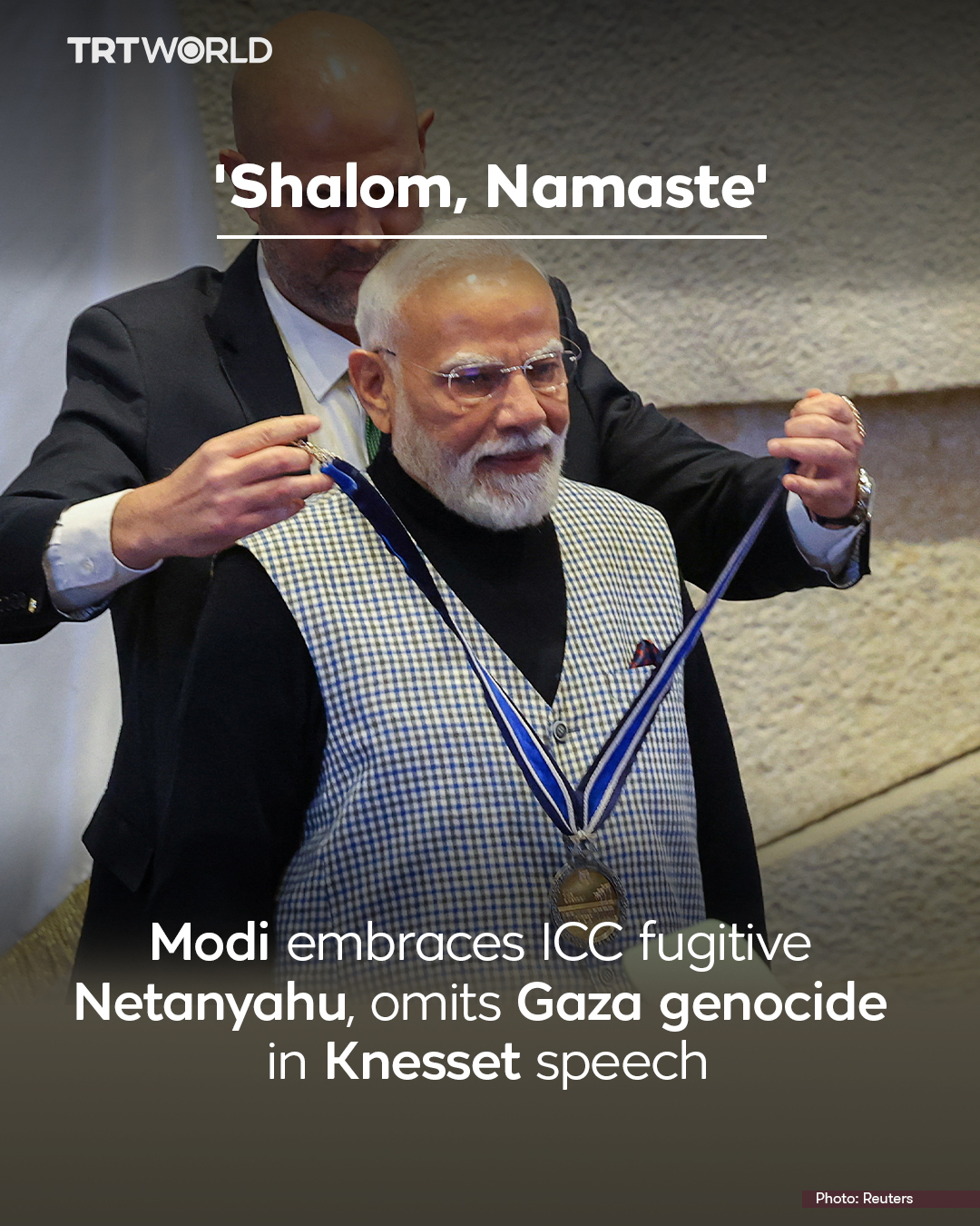 India–Israel axis = genocide DLC unlocked? Blank Meme Template