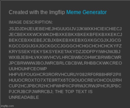 made w/ Imgflip meme maker