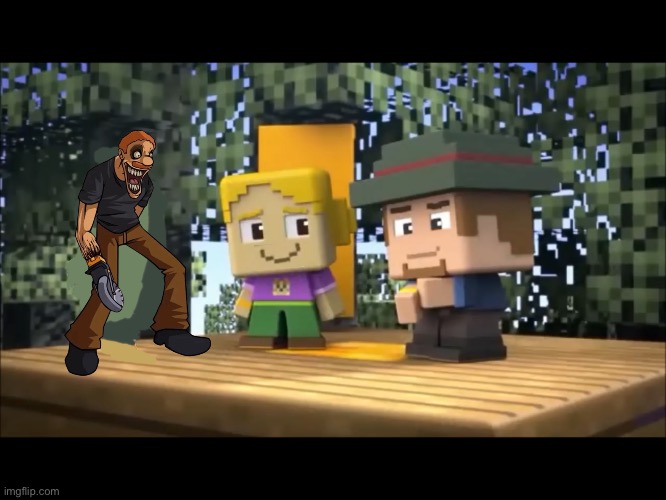 Minecraft miniseries if it was peak fiction | image tagged in numberblocks in minecraft mini series 3 | made w/ Imgflip meme maker
