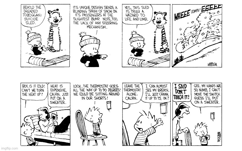 image tagged in calvin and hobbes,comics | made w/ Imgflip meme maker