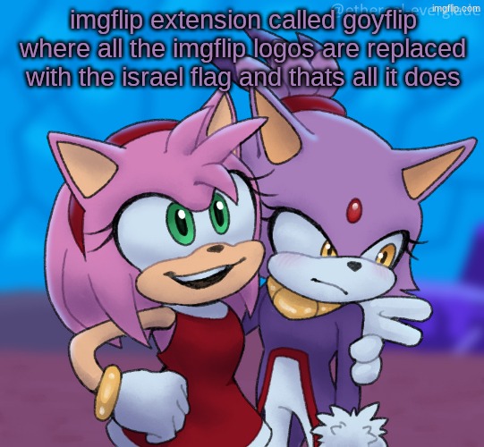 tuff concept amiriht | imgflip extension called goyflip where all the imgflip logos are replaced with the israel flag and thats all it does | image tagged in yuri central | made w/ Imgflip meme maker