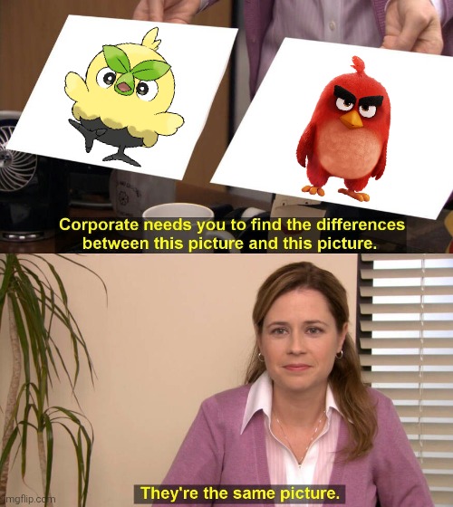 What do you guys think about Pokémon Winds and Waves? | image tagged in they are the same picture,pokemon,angry birds | made w/ Imgflip meme maker