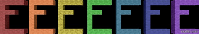 EEEEEEE | image tagged in memes,rainbow,minecraft,blocks,seven | made w/ Imgflip meme maker