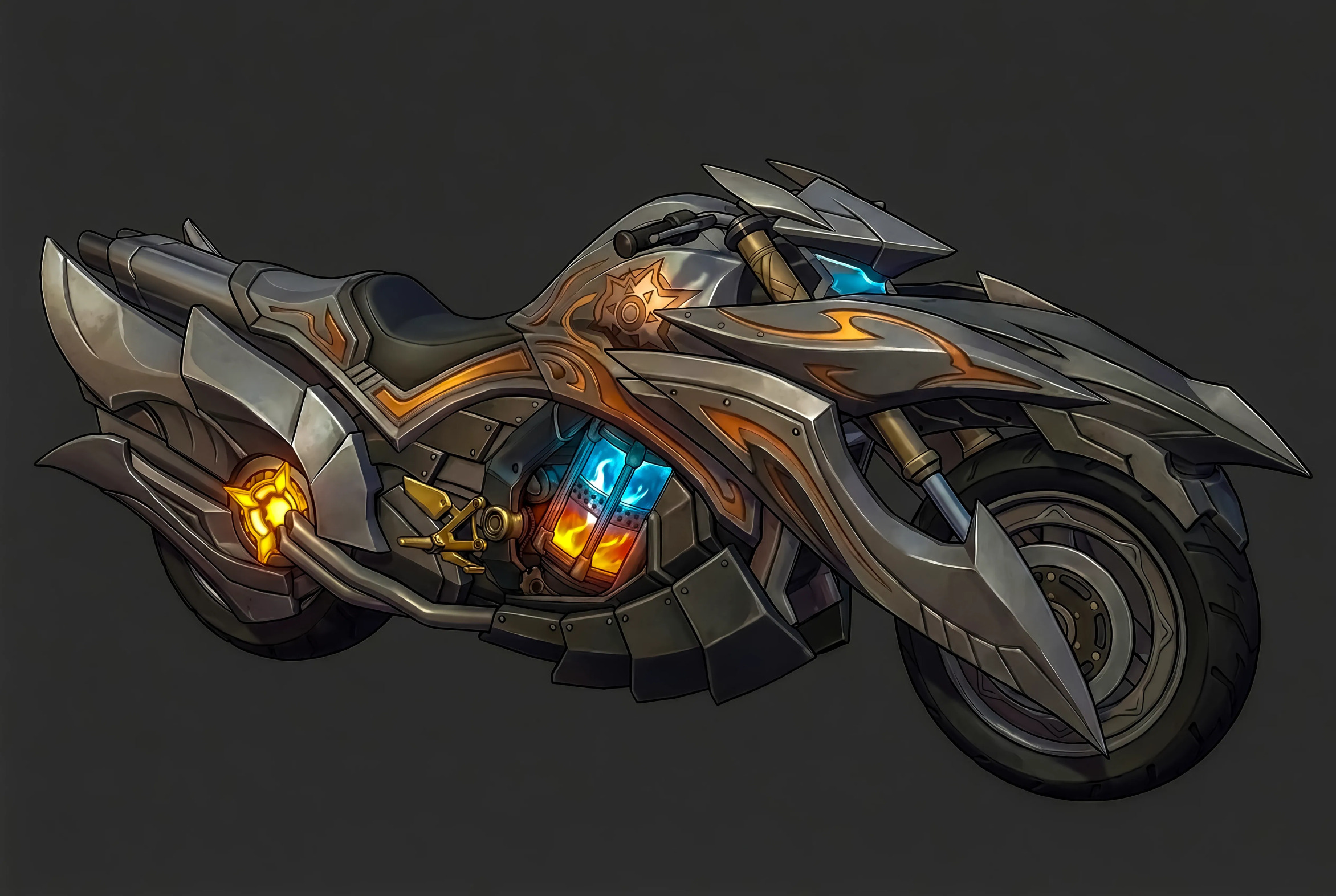 Genshin Impact Mauvika Superbike Blank Meme Template