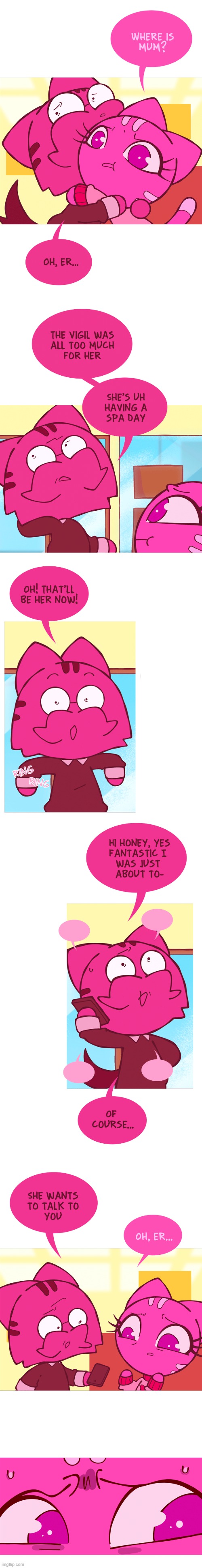 image tagged in cat,dad,mom,phone,call,phone call | made w/ Imgflip meme maker