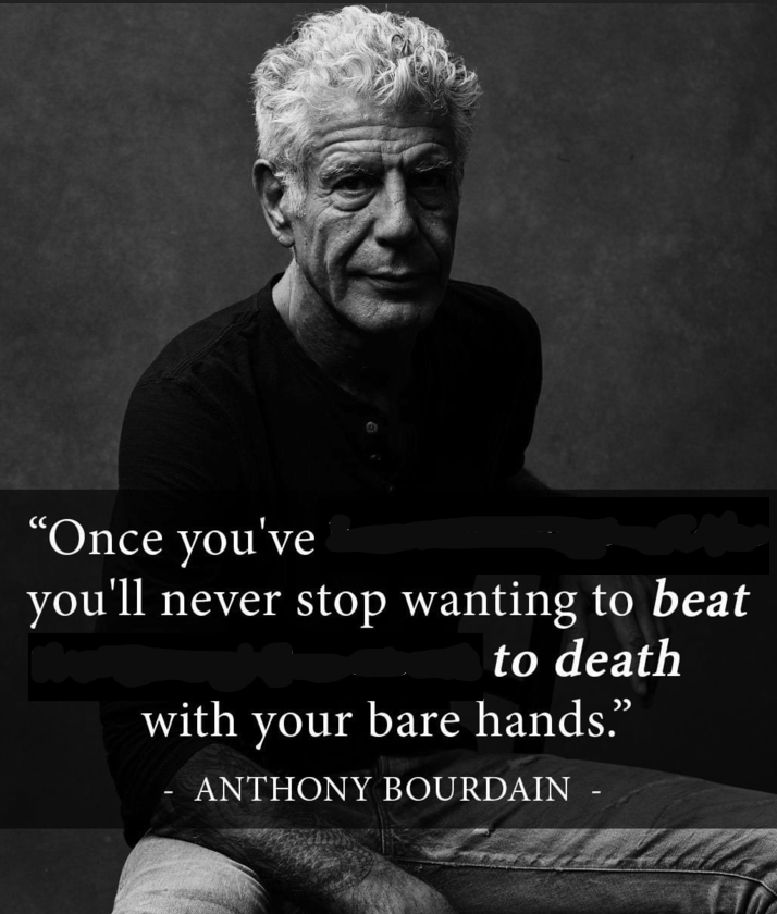 Anthony Bourdain Colombia Blank Meme Template