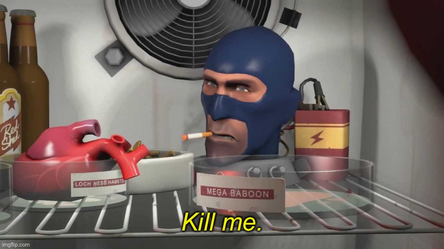 tf2 spy medic | Kill me. | image tagged in tf2 spy medic | made w/ Imgflip meme maker