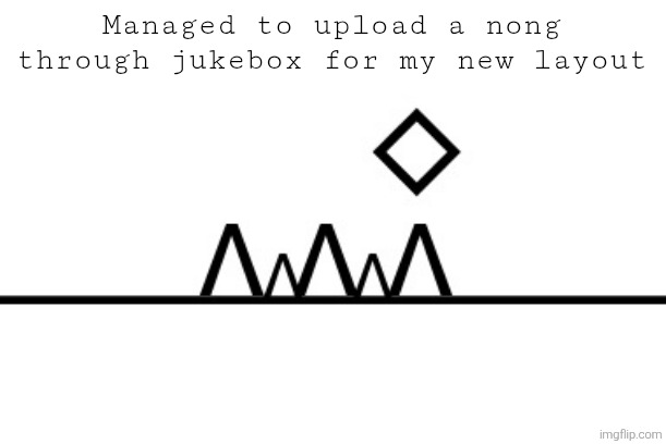 The nong's mame is dueling winds if you need that information for some reason | Managed to upload a nong through jukebox for my new layout | image tagged in 360 fps ahh jump | made w/ Imgflip meme maker