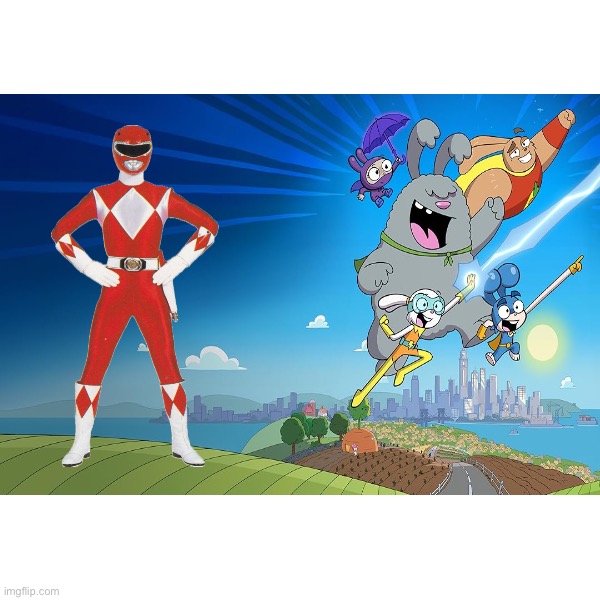 Super Duper Bunny League (Mighty Morphin Power Rangers 1993 Style) | image tagged in power rangers,bunny,animation,superheroes,animals | made w/ Imgflip meme maker